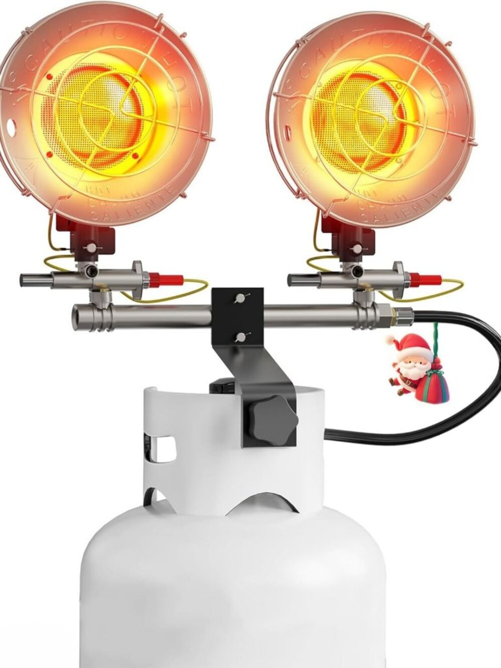 30000BTU Outdoor Propane Heater with 3 Heating Modes, Safety Shut-off & Tip-over